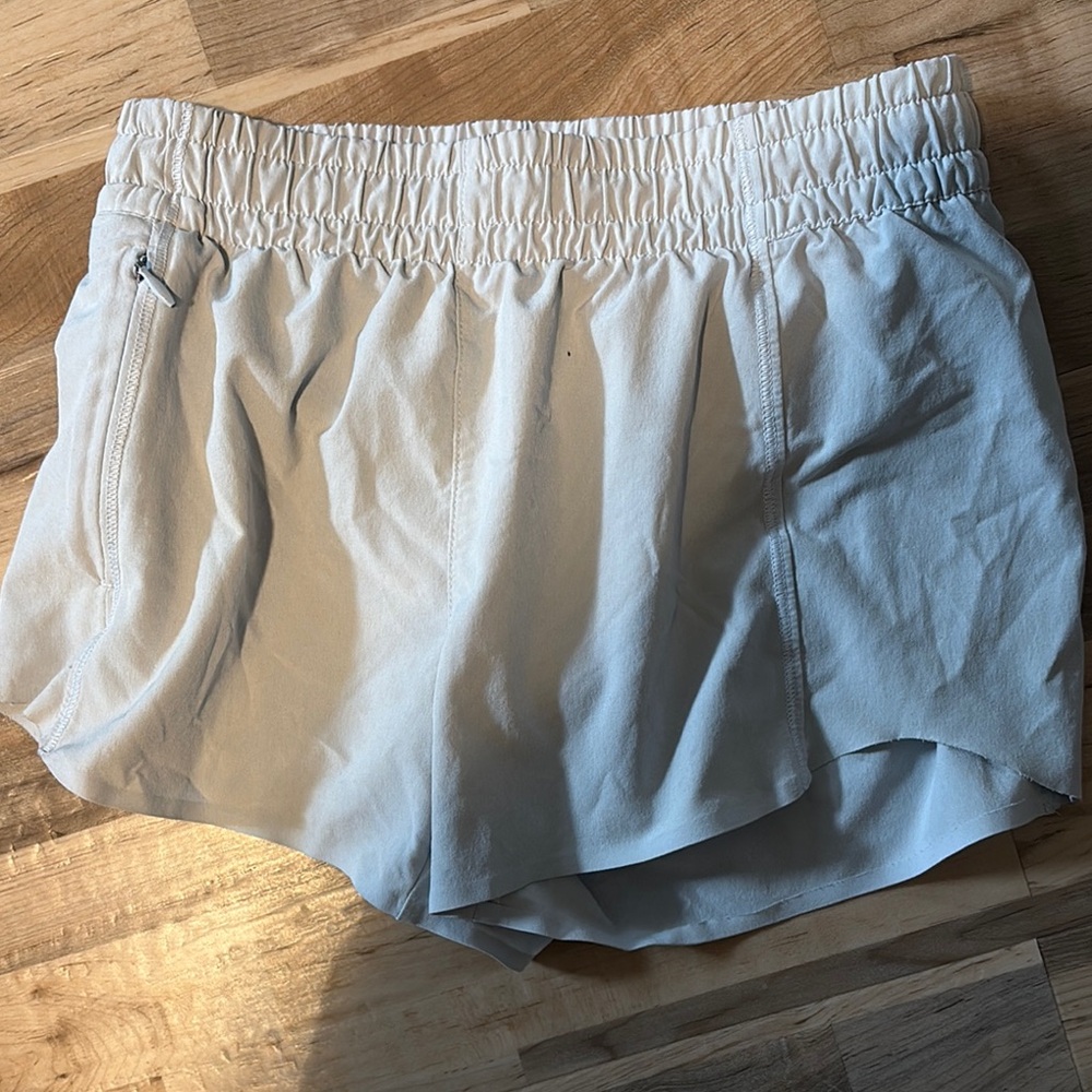 Athleta Gray Athletic Shorts Lightweight Moisture-Wicking